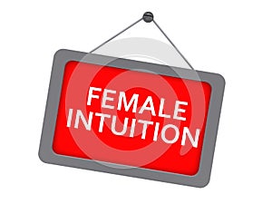 Female intuition sign