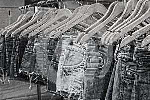 Female jeans Mono hangers street market