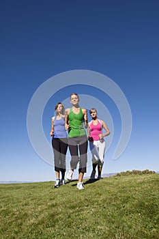 Female joggers photo