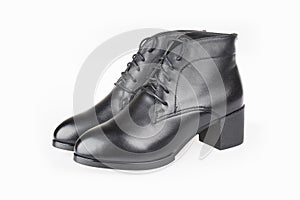 Female leather boots