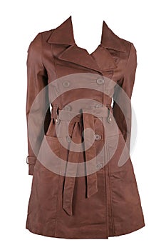 Female leather jacket