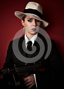 Female mafia-boss photo