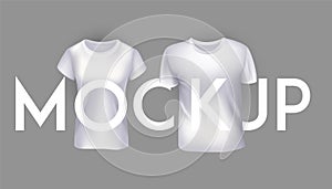 Female and male t-shirt mockups.