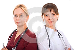 Female medical team.