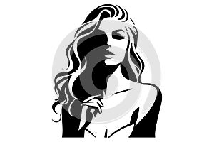 female model vector, female model vector illustration ,eps 10