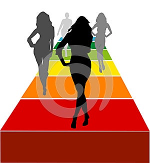 Female models vector