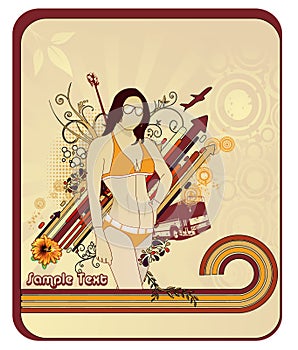 Female models vector