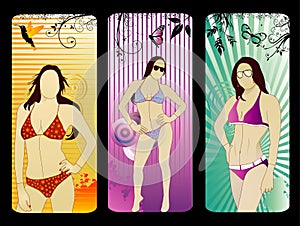 Female models vector