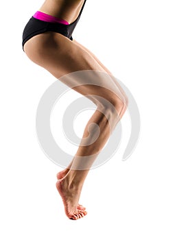 Female muscular legs