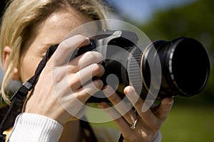 Female photographer