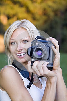 Female photographer