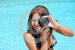 Female photographer