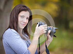 Female photographer photo