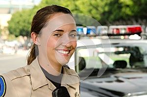 Female police officer