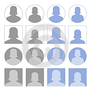 Female profile icons