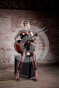 Female punk rocker