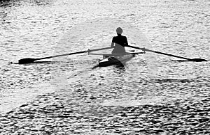 Female rower