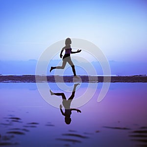 Female runner