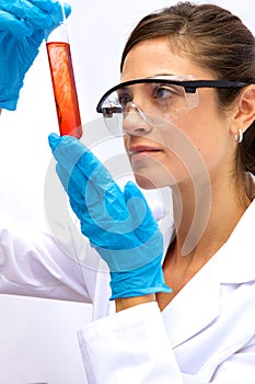 Female Scientist in Lab