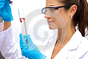 Female Scientist in Lab