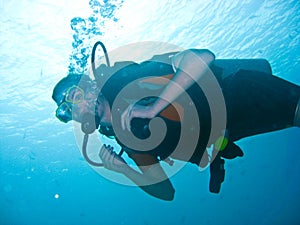 Female Scuba Diver