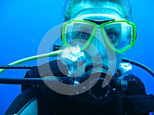 Female Scuba Diver