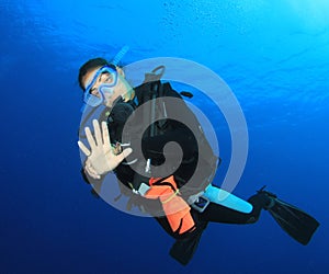 Female Scuba Diver