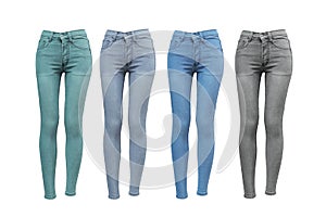 Female skinny jeans