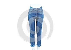 Female skinny jeans photo