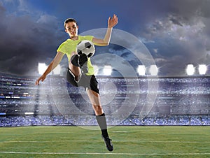 Female Soccer Player