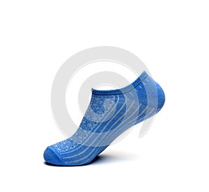 Female sock on a white background