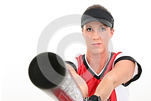 Female Softball Player photo