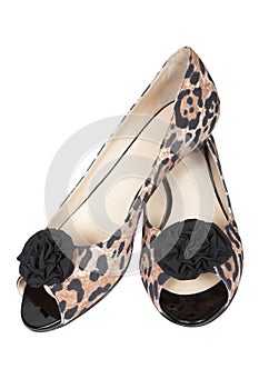 Female spotty shoes