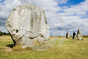 Female stone, inner circle, Avebury photo
