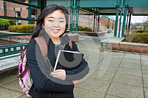 Female Student on Campus