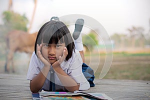 Female students of Thailand.