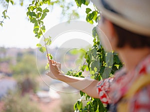 female summer travel to Antalya, Turkey