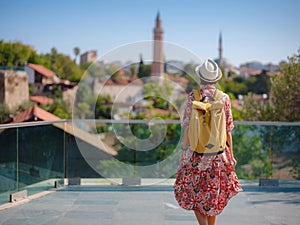 female summer travel to Antalya, Turkey