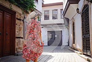 female summer travel to Antalya, Turkey