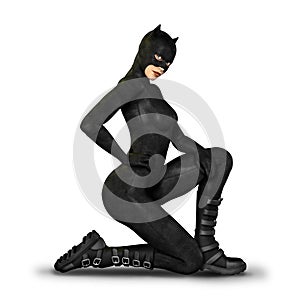 Female Superhero Catsuit