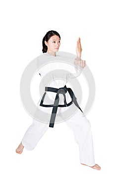 Female taekwondo athletes