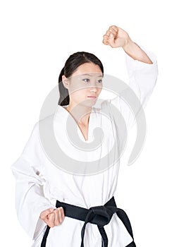 Female taekwondo athletes