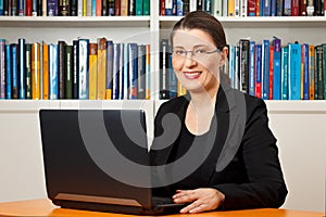 Female teacher tutor professor consultant