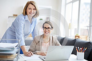 Female Team in Office