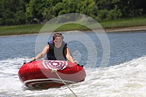 Female tubing photo