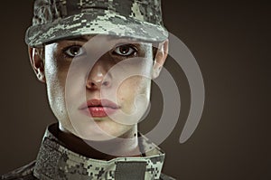 Female US Army Soldier