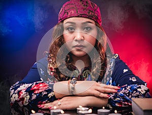 Female woman seer teller psychic fortuneteller