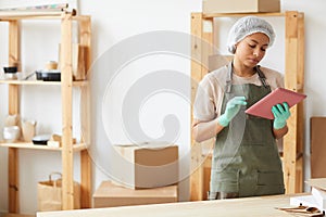 Female Worker at Food Production