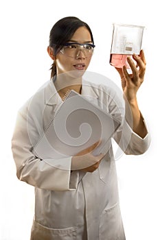Female worker/scientist