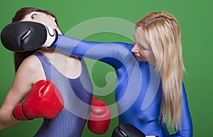 Females boxing